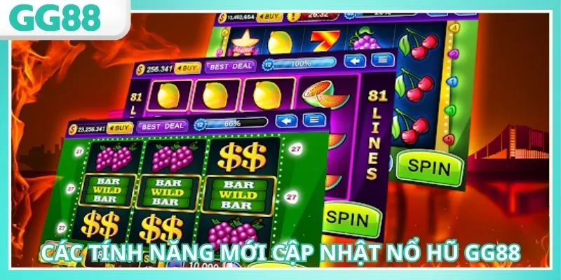 Cập Nhật Nổ Hũ GG88: Khám Phá Tính Năng Mới Hấp Dẫn 2 Nhiều tính năng mới sau khi cập nhật slot tại GG88